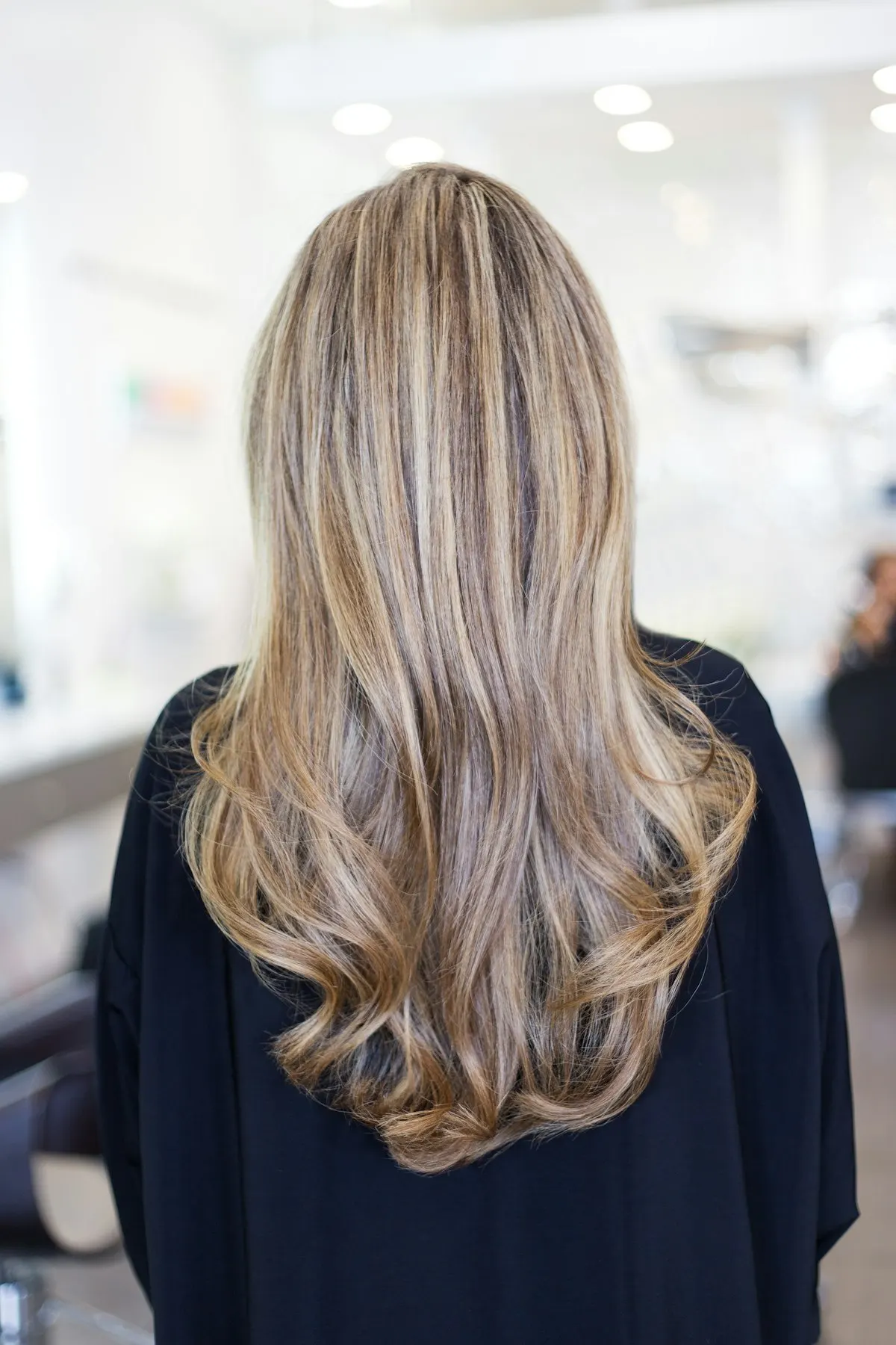 Un balayage blond